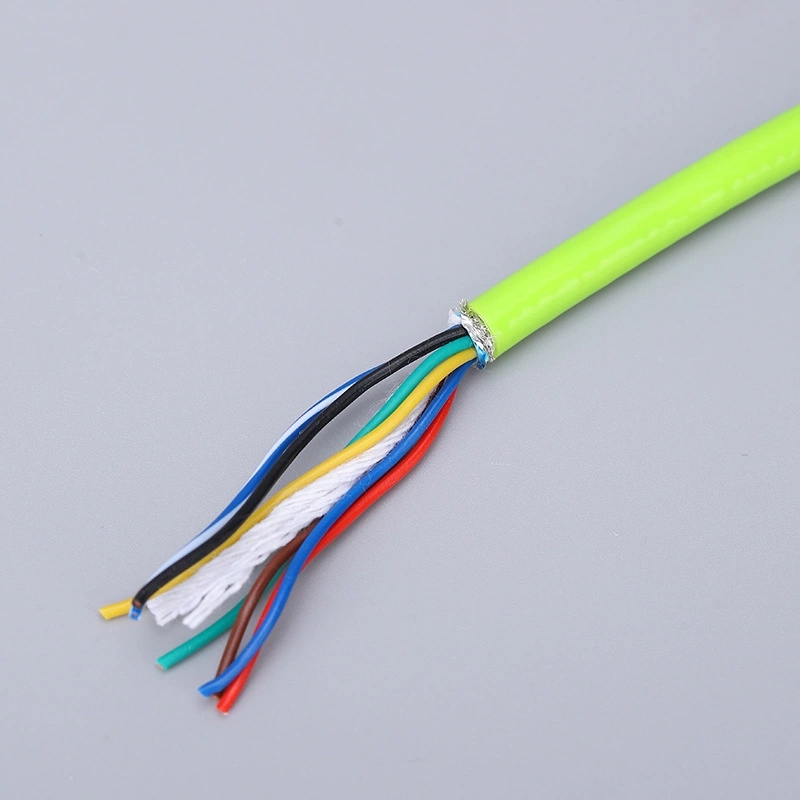 屏蔽拖链电缆 特种电缆 信号电缆 TRVVP 编码器电缆 高柔屏蔽拖链电缆2