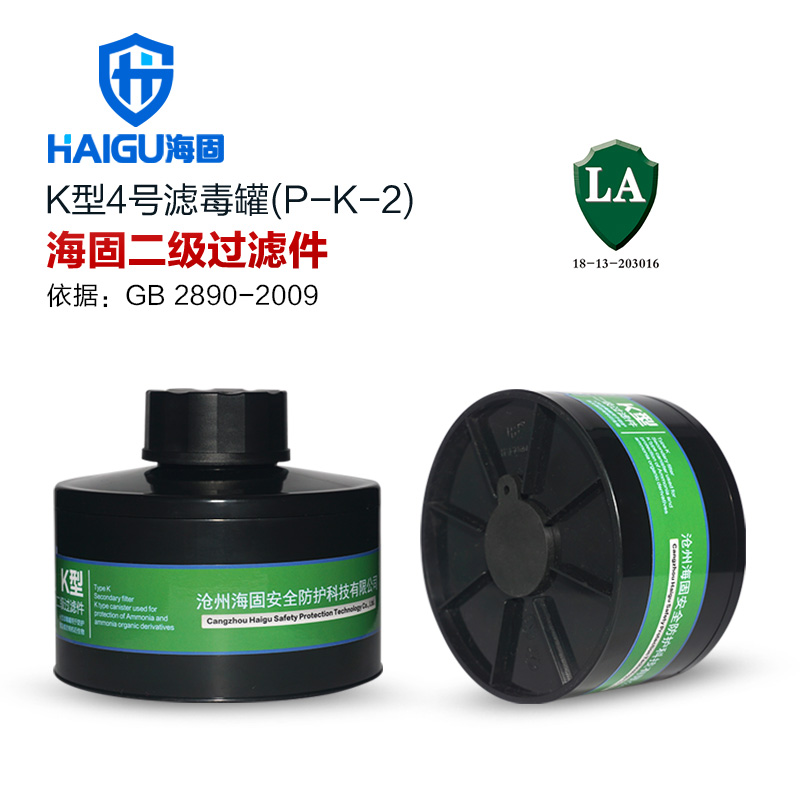 防毒面具 H2S P-A Hg-2 CO 二级滤毒罐集合 1