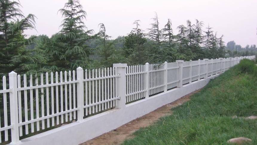舞钢汝州塑钢围墙护栏-木纹色6