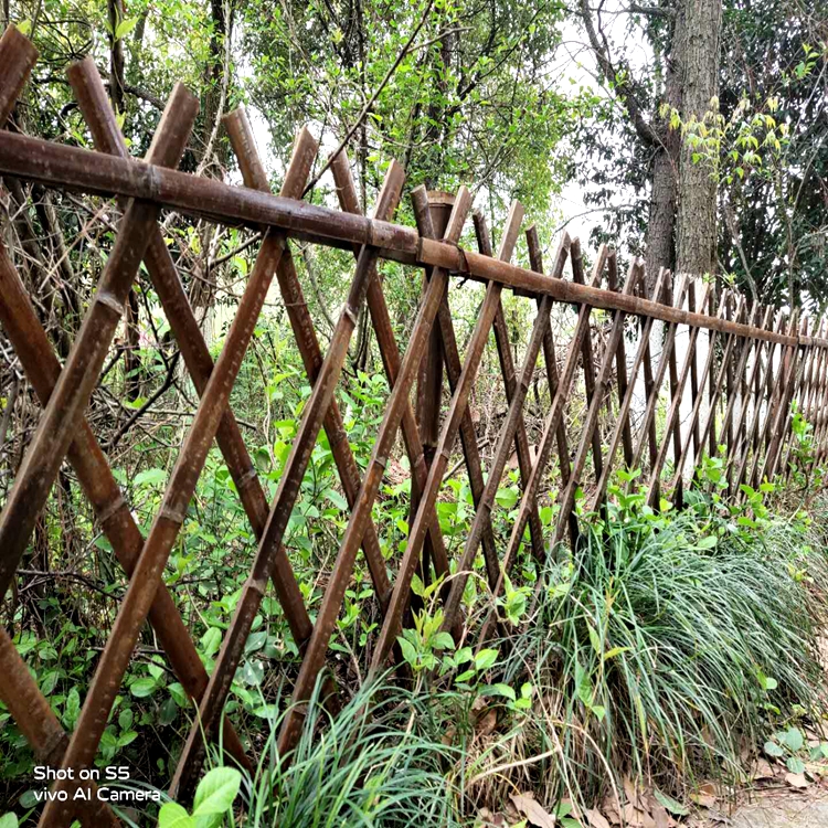 潜山竹围栏 护栏 图片展示 竹子栅栏2