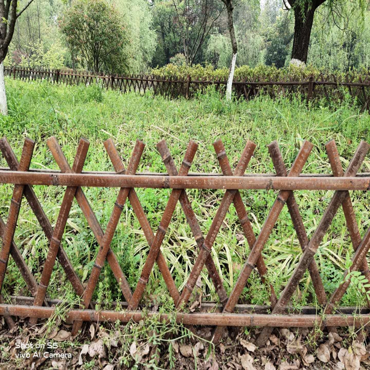潜山竹围栏 护栏 图片展示 竹子栅栏3