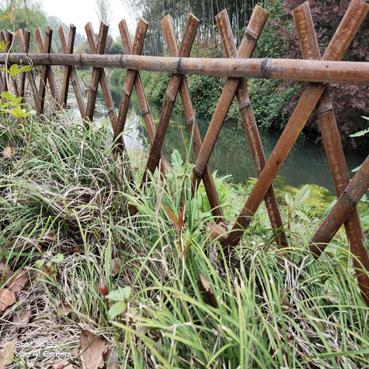 潜山竹围栏 护栏 图片展示 竹子栅栏