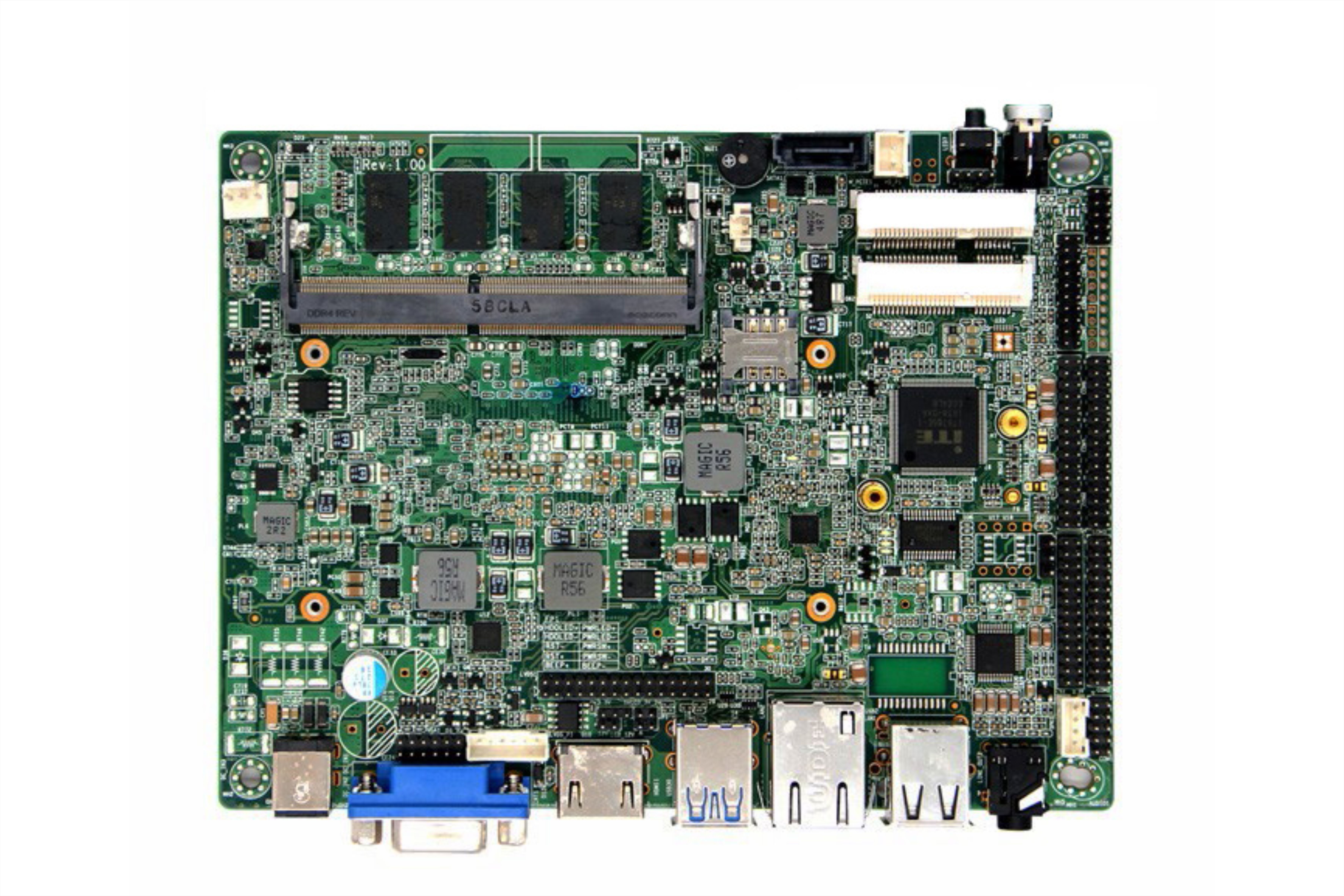 KEB-42Z3A 高性能低功耗双屏显示集成CPU和内存的工控主板1