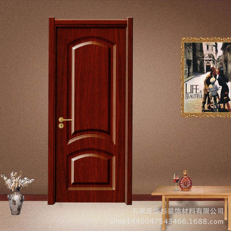 厂家供应实木复合烤漆门免漆门现代免漆单开套装门生态免漆门价格2