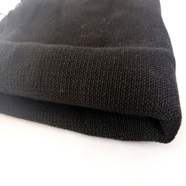 预氧丝梭织布 耐热黑色预氧丝布 功能性面料 耐高温耐热机织布