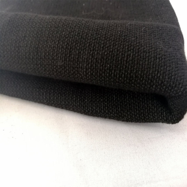 预氧丝梭织布 耐热黑色预氧丝布 功能性面料 耐高温耐热机织布5