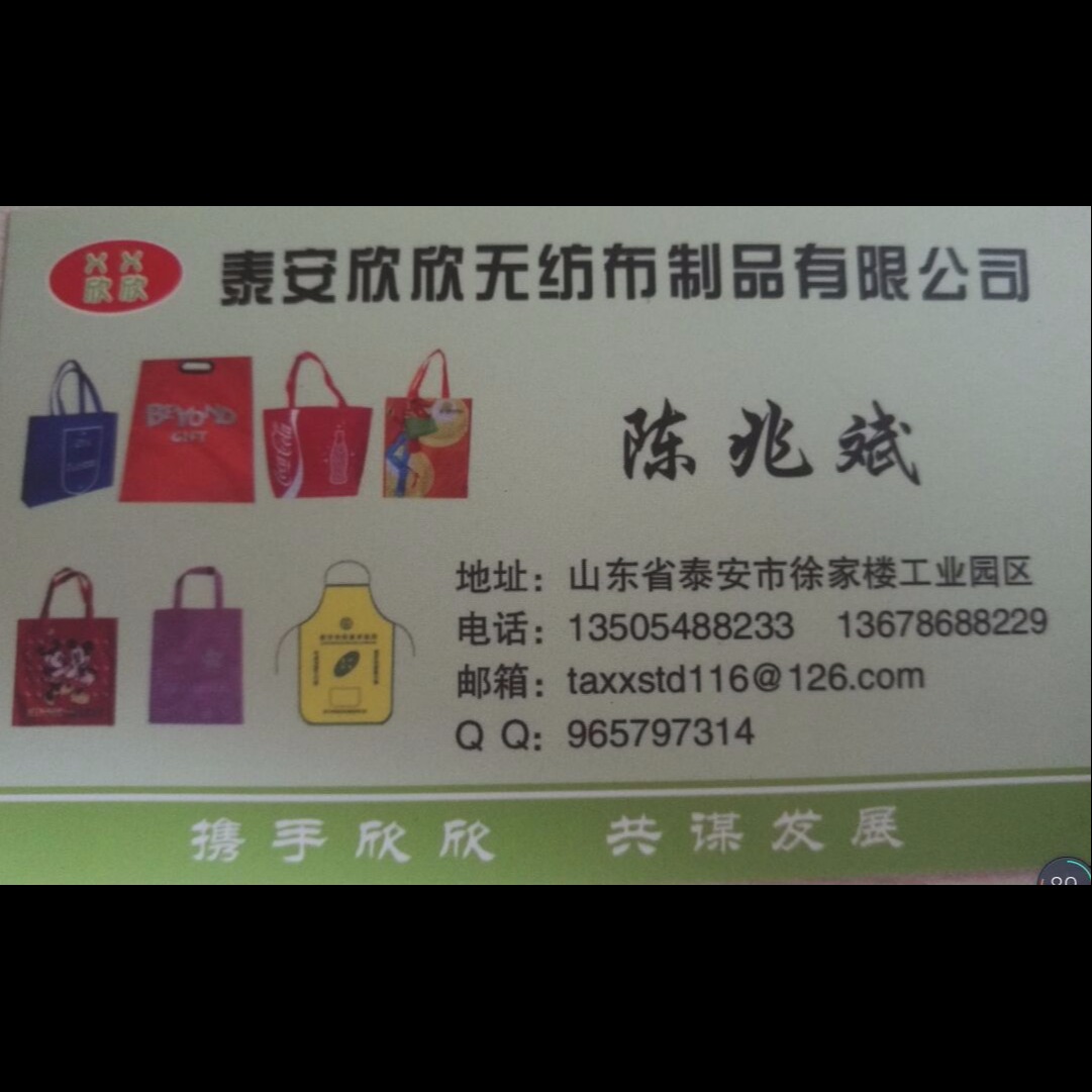 欣欣无纺布袋 其他材料印刷 促销袋 包装袋 广告袋 宣传袋3