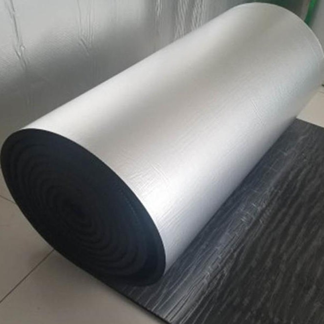 管道保温橡塑板 松傲生产销售黑色铝箔橡塑海绵板 阻燃橡塑板6