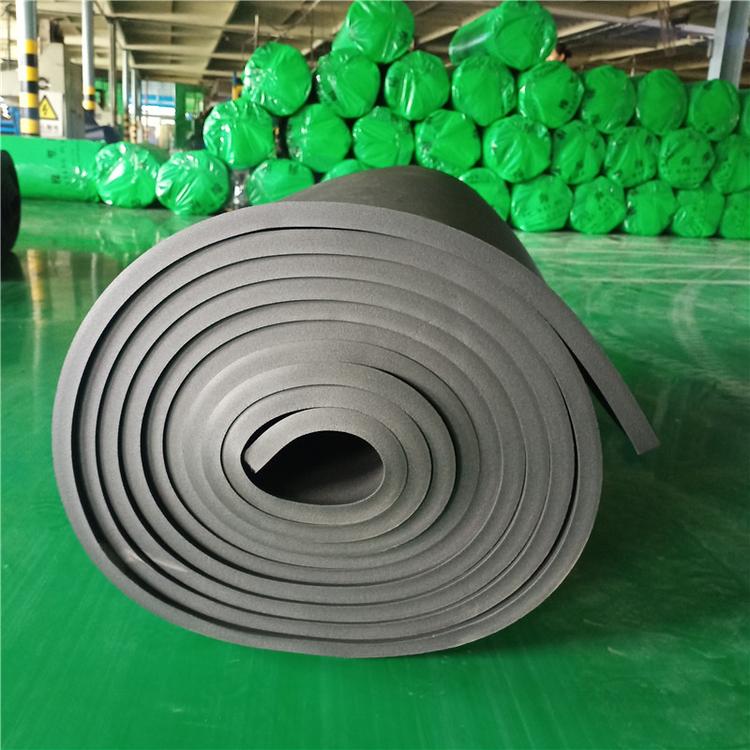 管道保温橡塑板 松傲生产销售黑色铝箔橡塑海绵板 阻燃橡塑板3