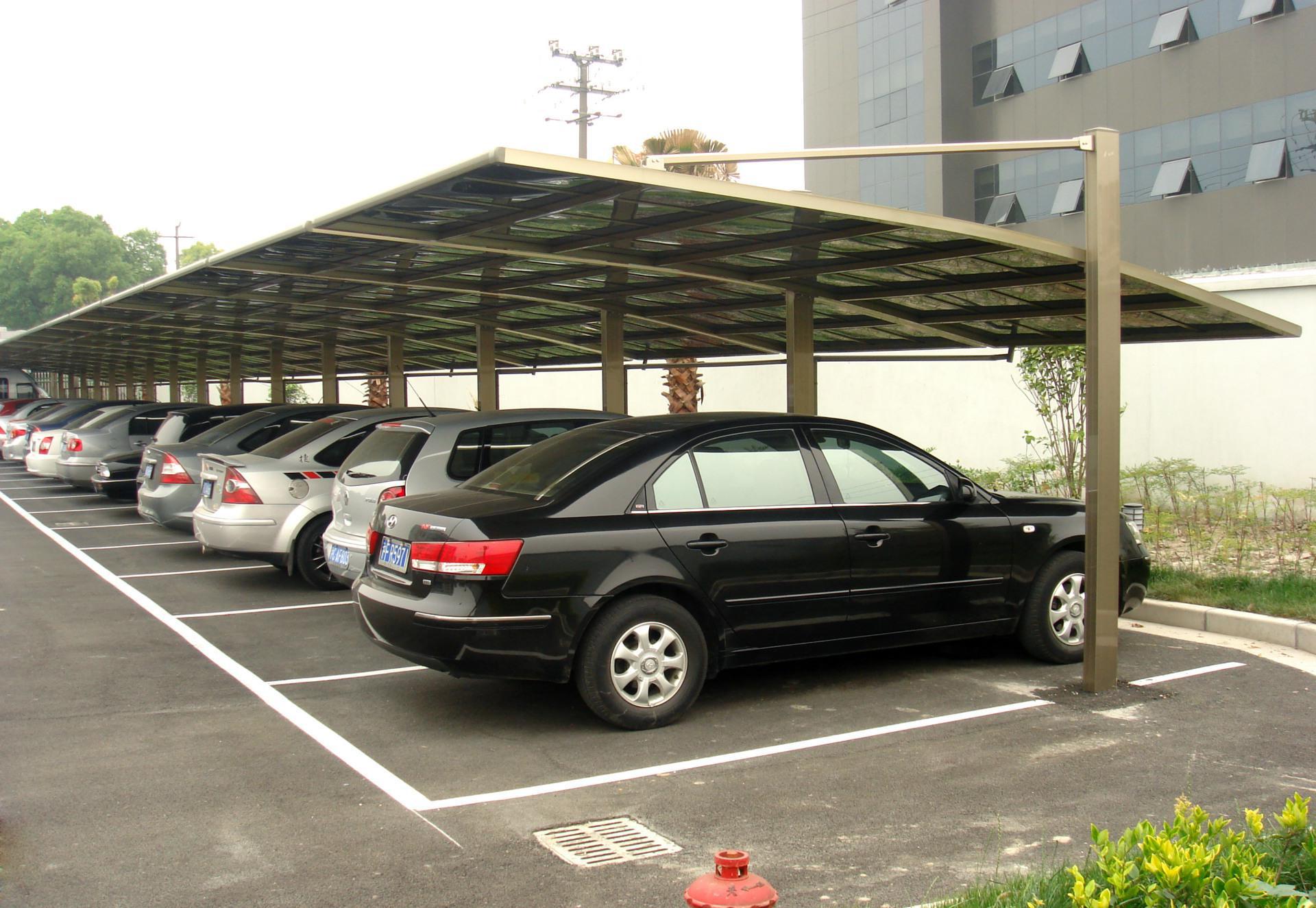 停车棚 电动伸缩蓬 耐力板雨棚 广州遮阳篷 阳篷、雨篷 雨棚5