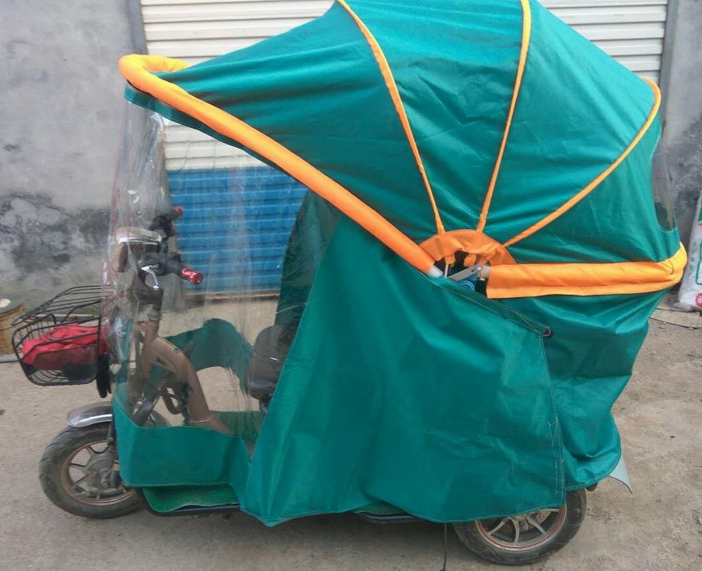 休闲折叠车篷 小型折叠车车篷 新型小型车专用车篷 三轮车1