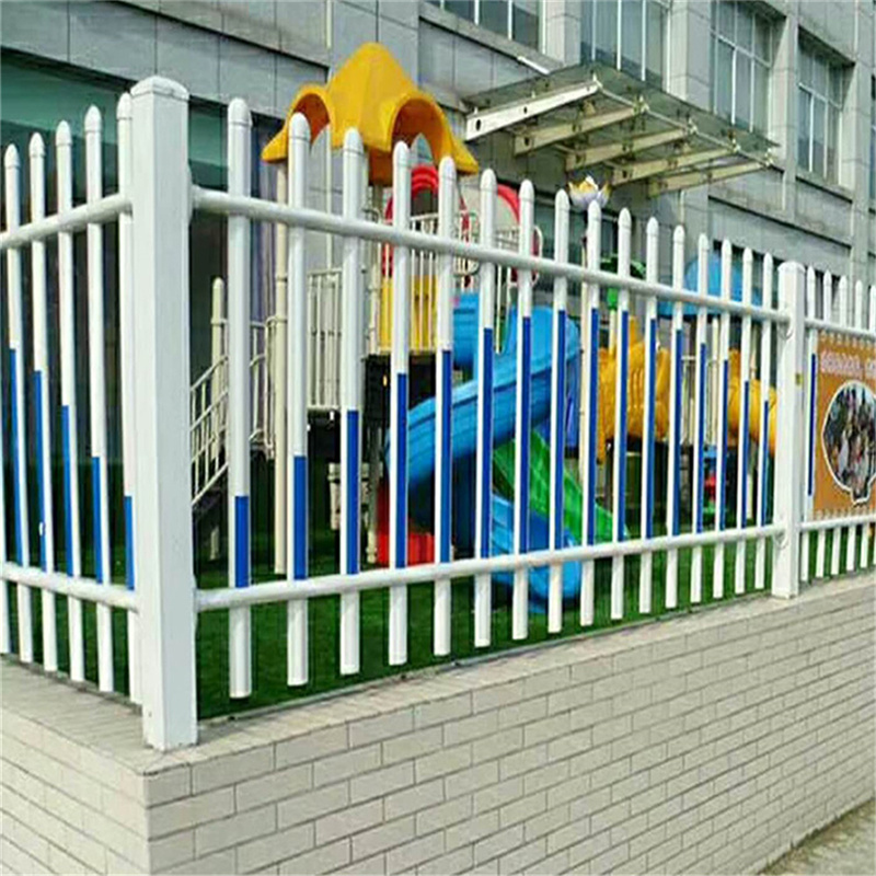 专业定制 校园塑钢防腐蚀护栏 质量可靠 PVC小区护栏8