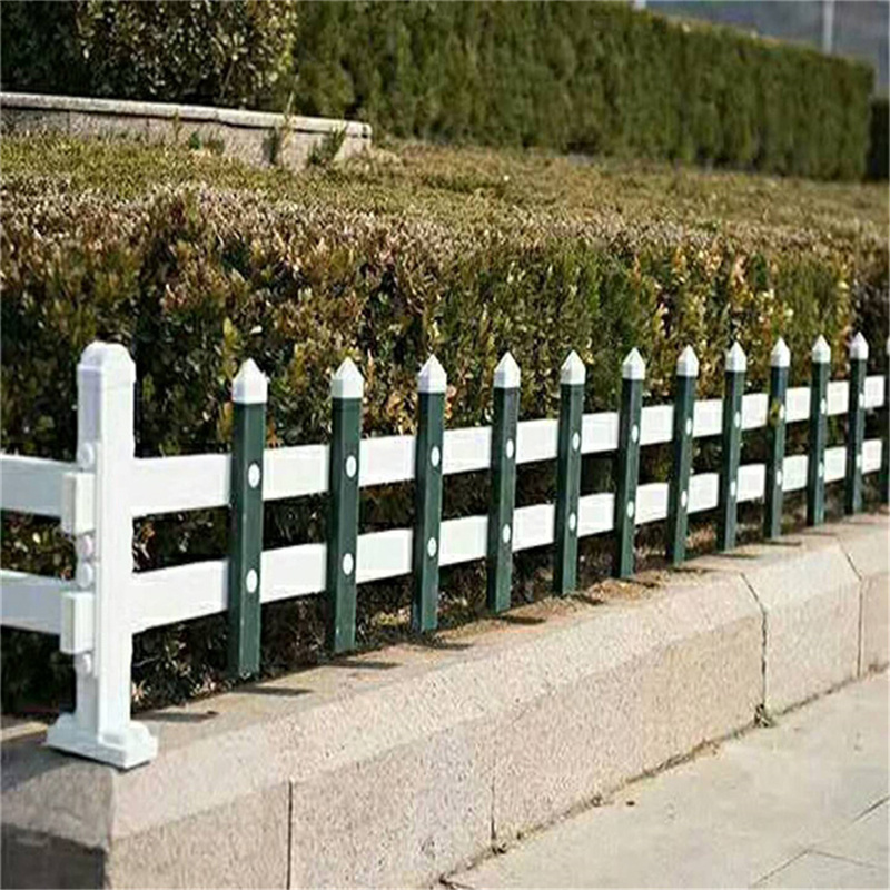 质量可靠 塑钢园林绿化PVC草坪护栏 专业定制3