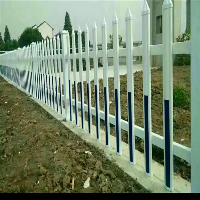 专业定制 校园塑钢防腐蚀护栏 质量可靠 PVC小区护栏7