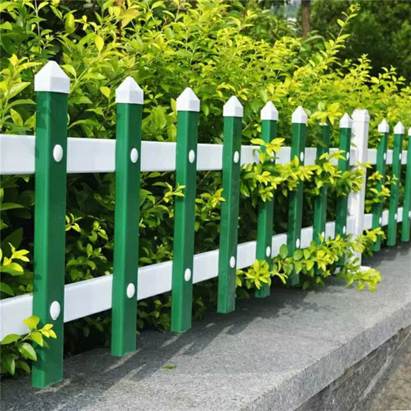 质量可靠 塑钢园林绿化PVC草坪护栏 专业定制9