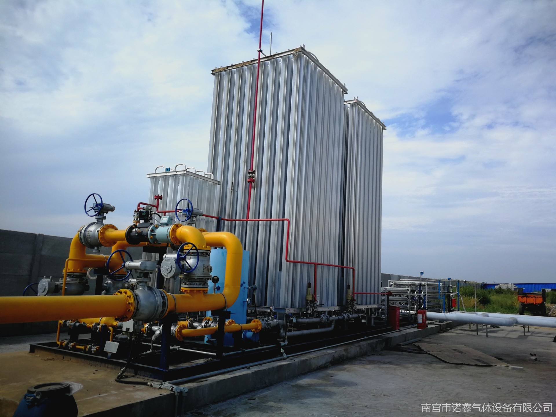 河北邢台诺鑫NX-1000空温式气化器 高压复热器CNG复热器NX-50 气化器1