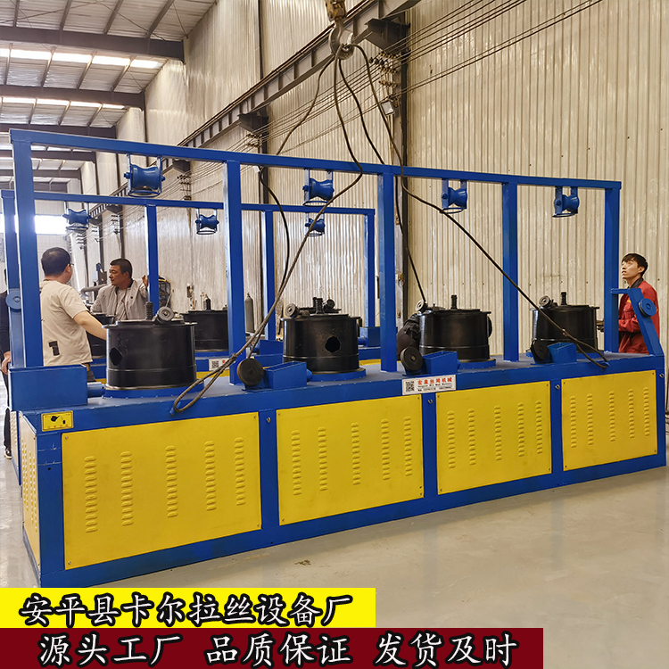滑轮式拉丝机设备 金属成型设备 卡尔机械 养殖围栏网专用粗拉机1