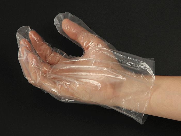 透明一次性塑料手套厂家质量好发货快 一次性防护手套2