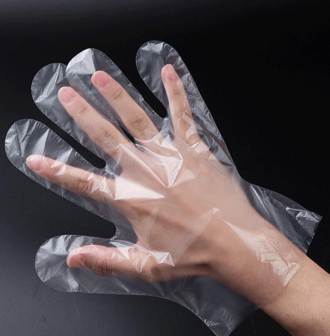 一次性手套厂家 透明压纹防滑防水防油防污7