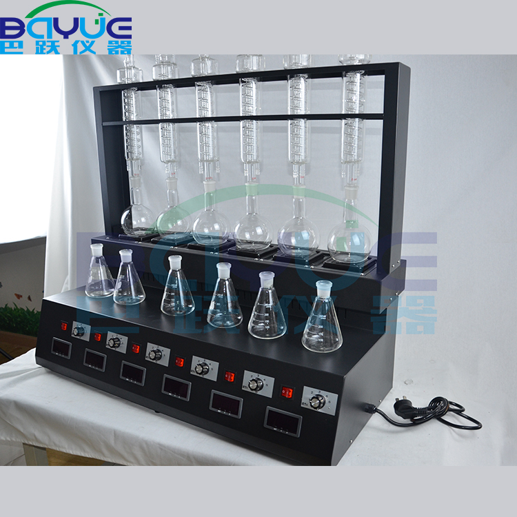 蒸馏实验装置全玻璃蒸馏仪 蒸馏测定仪 实验室多通道蒸馏 蒸馏设备9