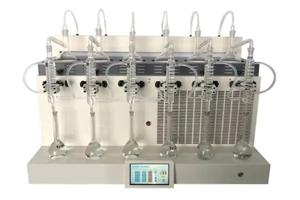 巴跃仪器 水蒸气蒸馏装置实验室氟化物蒸馏的实验仪器使用效果BA-FZL63