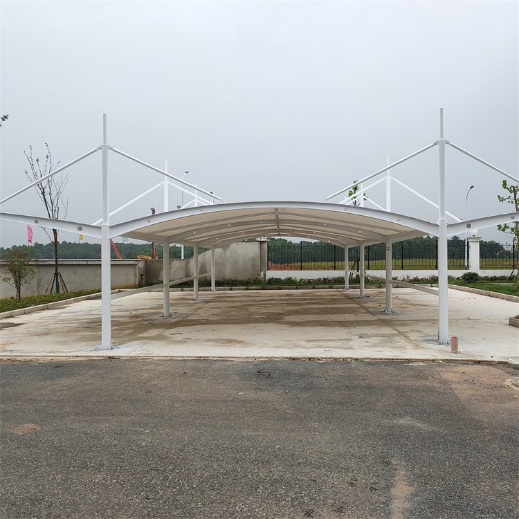 遮阳雨蓬风雨篷 纳美篮球场风雨篷 钢结构、膜结构 顶蓬吊顶大棚1