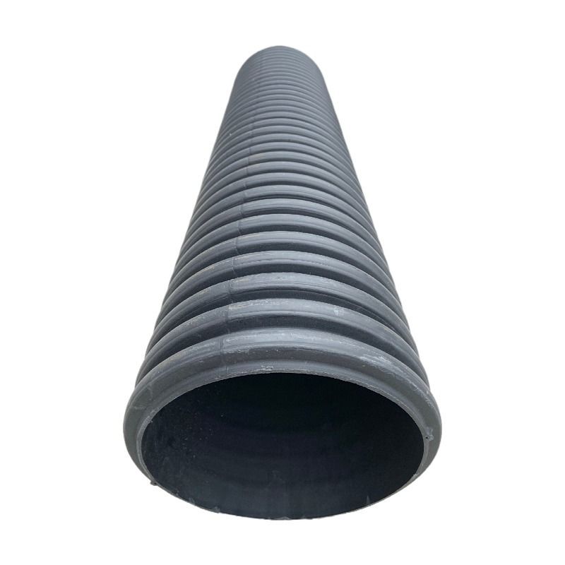 陕西直供联塑 大口径通风管 HDPE双壁波纹管 常规壁厚PE排水管3