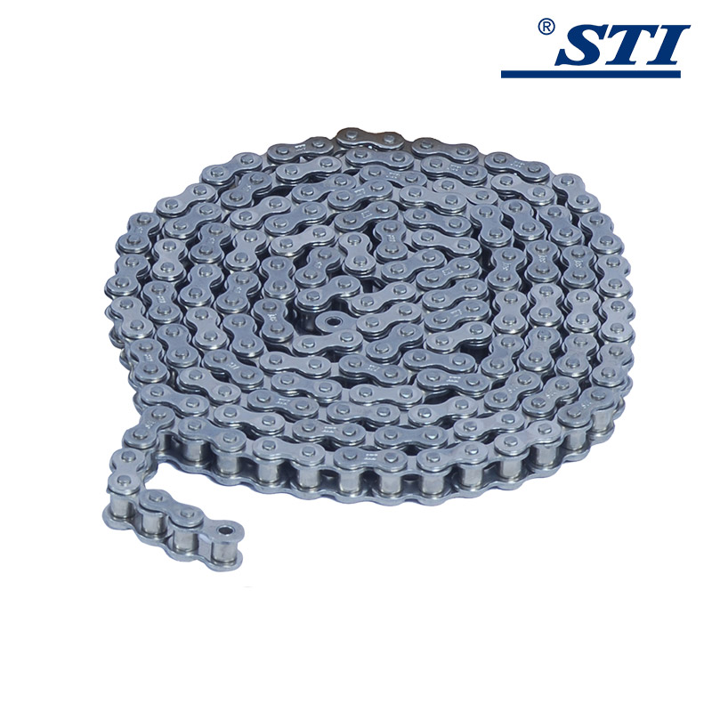 抗压耐磨链条 单排短节距耐高温 140-1R传动滚子链STI链条国产高品质5