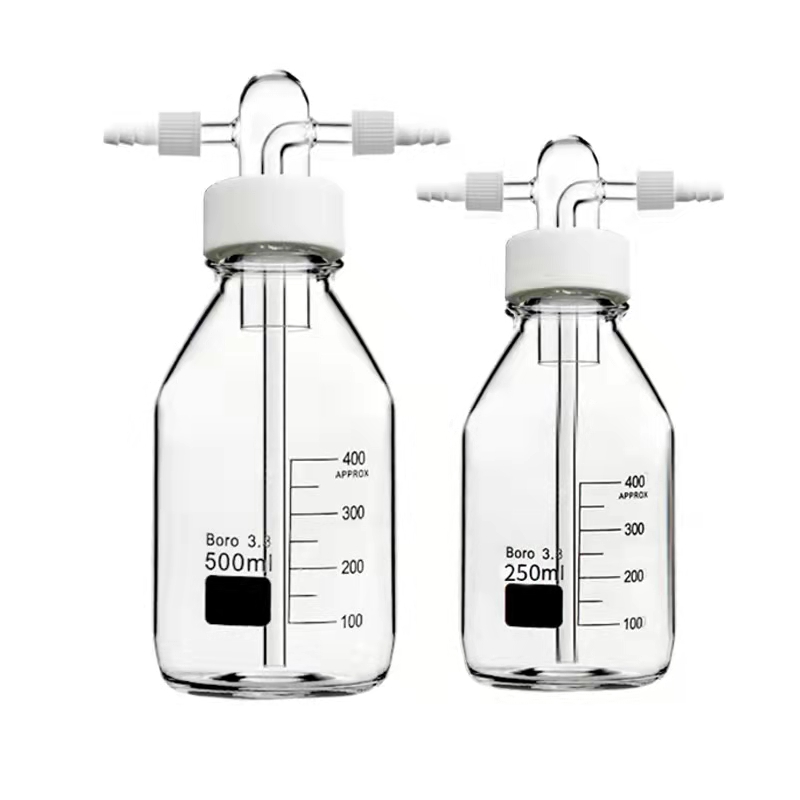 密封性强 实验器皿 洗瓶高硼硅玻璃 缓冲瓶3