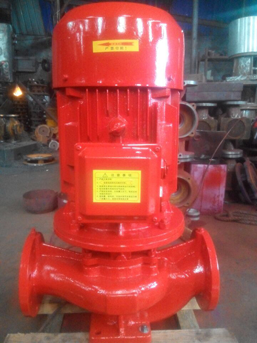 消火栓泵XBD4.8 扬程48米功率18.5KW单级消防管道离心泵上海泉尔带3CF认证AB标签水泵消防系统 20流量203