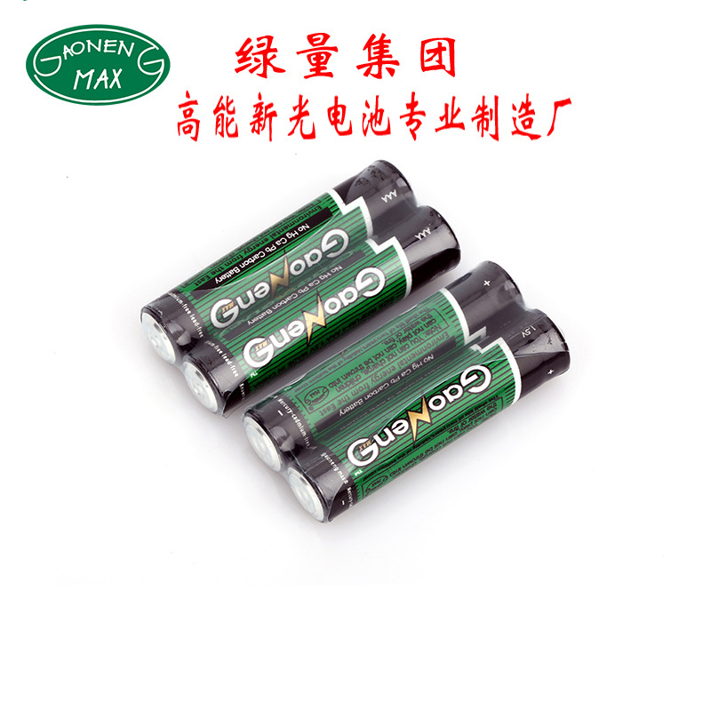 地摊电池批发 AAA电池 厂家直销高能碳性aaa号电池1.5v 支持定制贴牌2