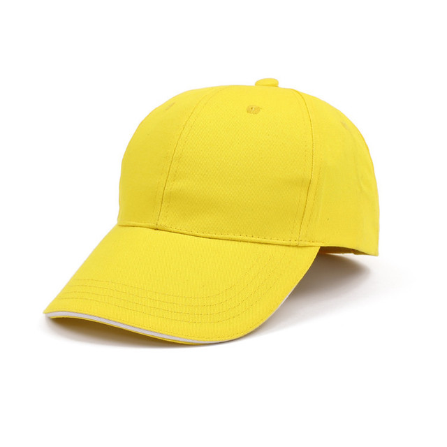 韩版棒球帽遮阳帽 简约太阳帽广告帽 厂家批发夏季男女光板帽子2