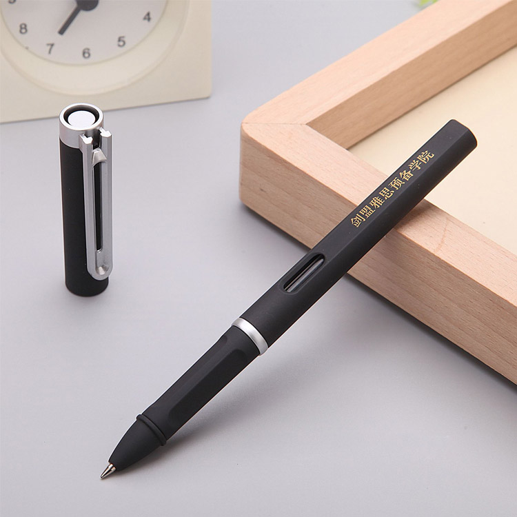 圆珠笔 中性笔 logo免费设计定制 红素可爱办公用品办公签字笔2
