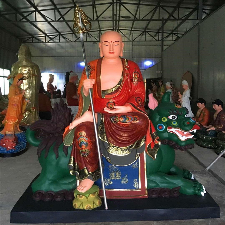佛教用品 地藏菩萨 地藏王菩萨 地藏王 鎏金 佛像 彩绘 厂家供应 鑫福法器5
