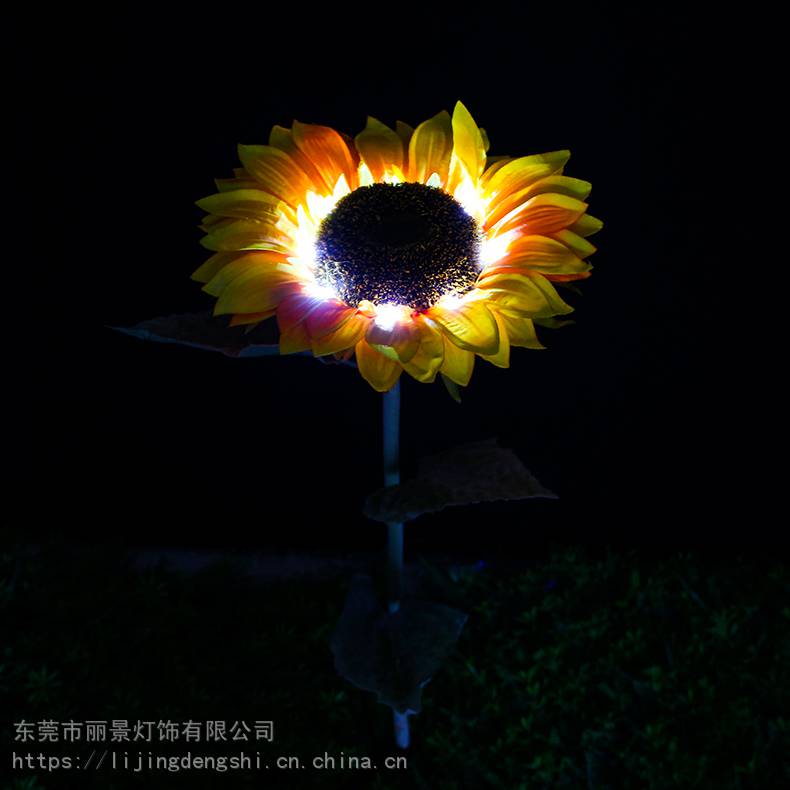 LED户外仿真装饰向日葵灯花型创意草坪灯亮化工程仿真花景观灯2