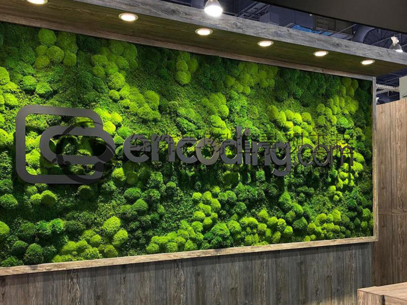 仿真植物 阻燃绿萝植物墙地产样板间绿植软装专业绿植公司6