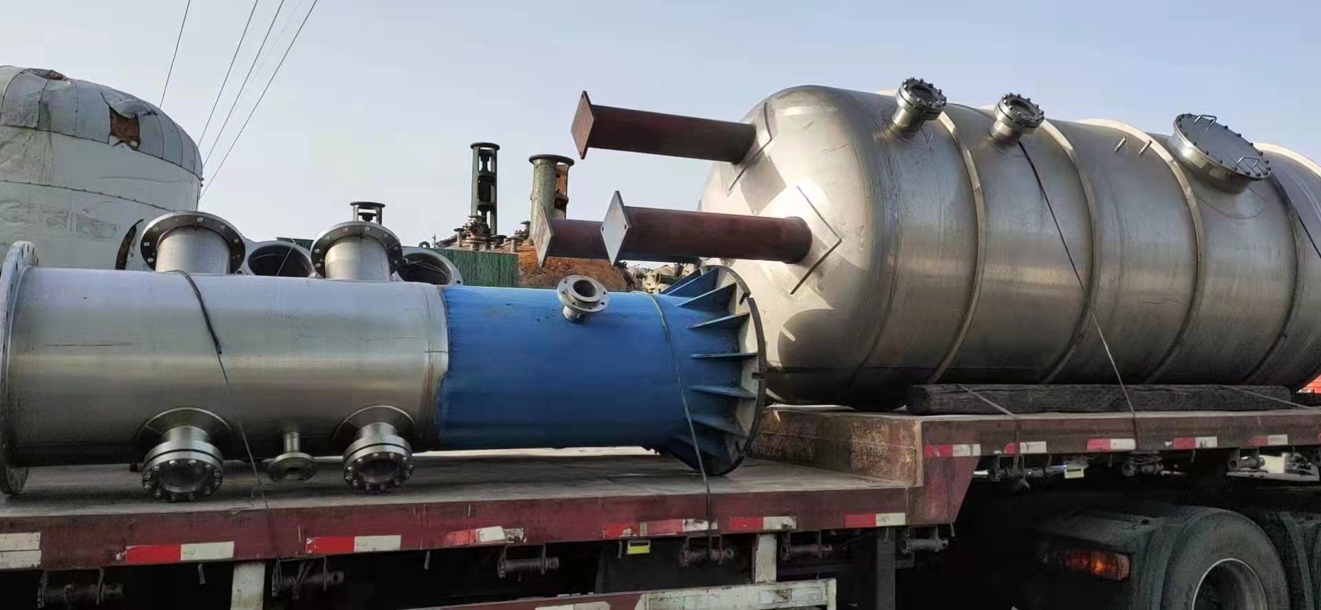 材质316L 到货5吨双效降膜蒸发器一套 各种型号二手蒸发器 各种二手MVR蒸发器 各种型号二手强制循环蒸发器8
