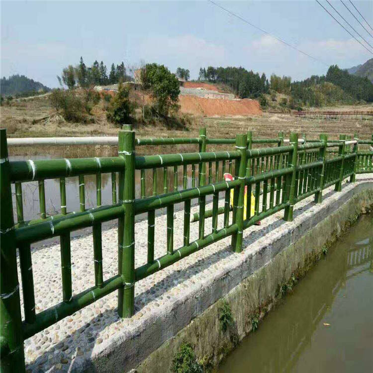 景观工程项目 仿竹栏杆 美丽乡村杆护栏量大从优3