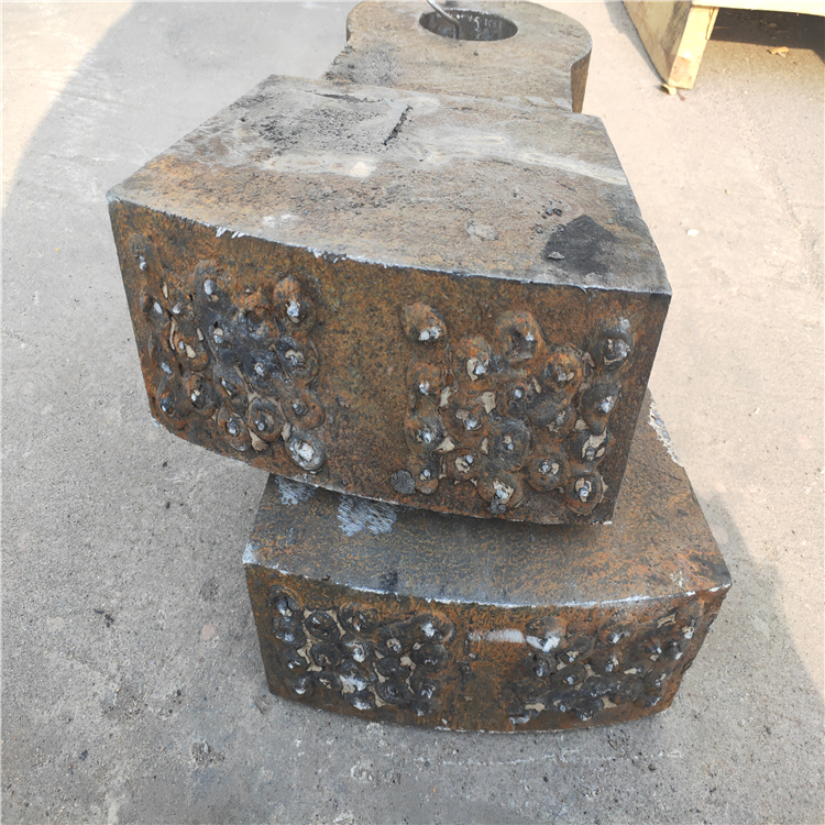 超高锰钢镶嵌钨钛硬质合金锤头旭晓铸造1720 开采、选矿设备配件8