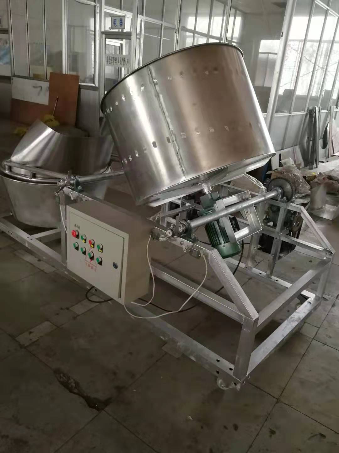 景润花生机械 花生加工设备 JR-14 烫米拌料一体机 食品烘焙设备1