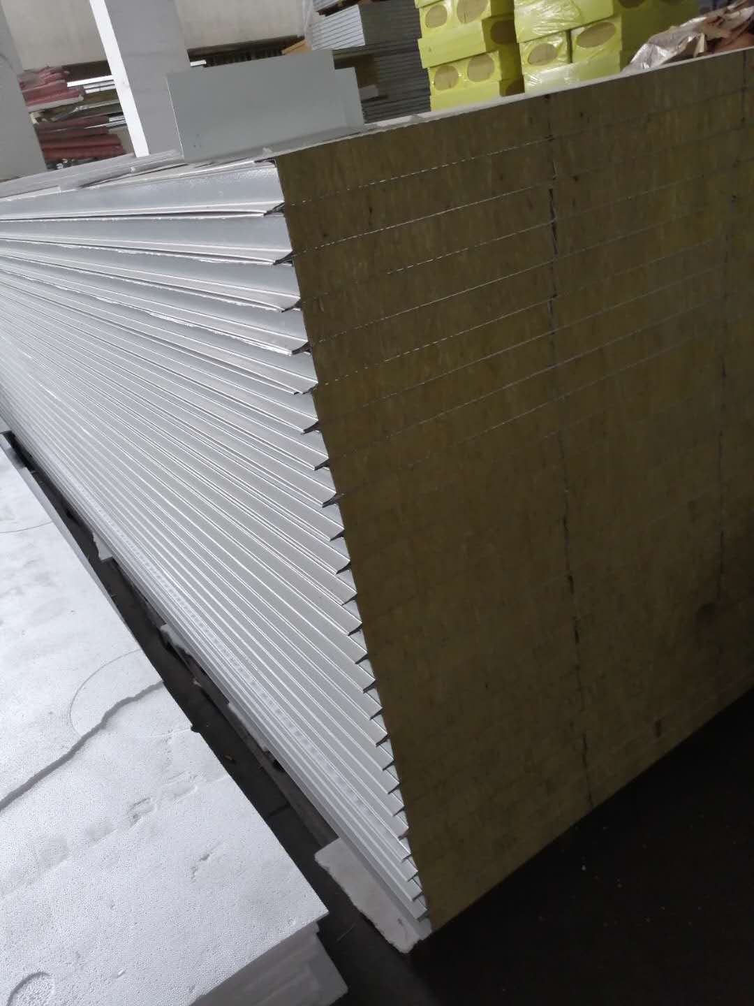 亚宝净化 手工玻镁板 厂家直销定制 机制硫氧镁板泡面板 机制岩棉夹心彩钢板6