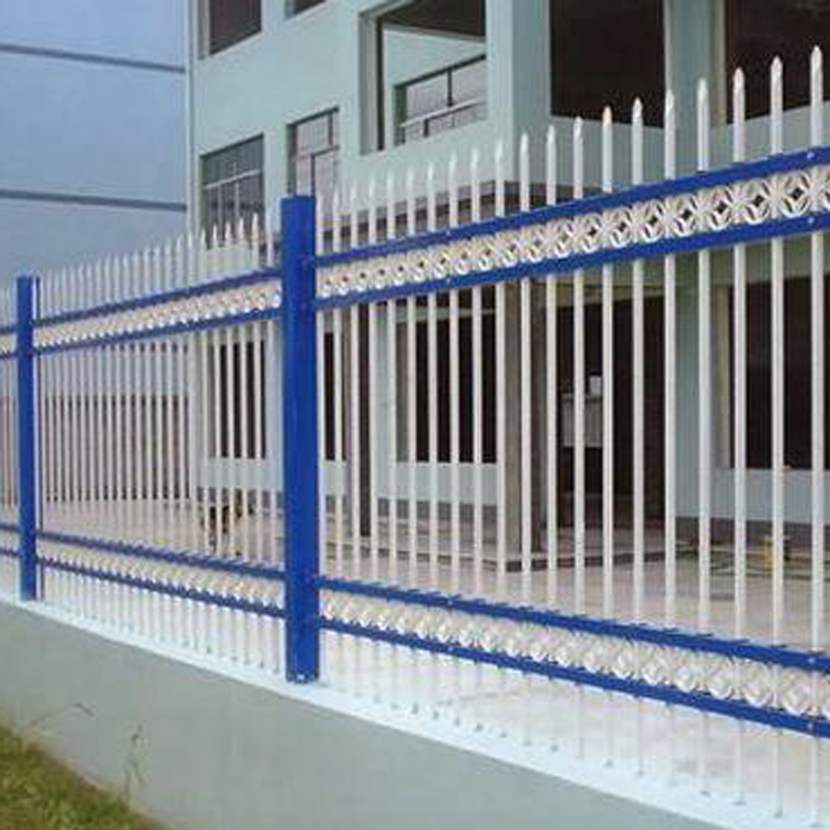 满星 小区庭院锌钢护栏 整体焊接铁艺围栏5