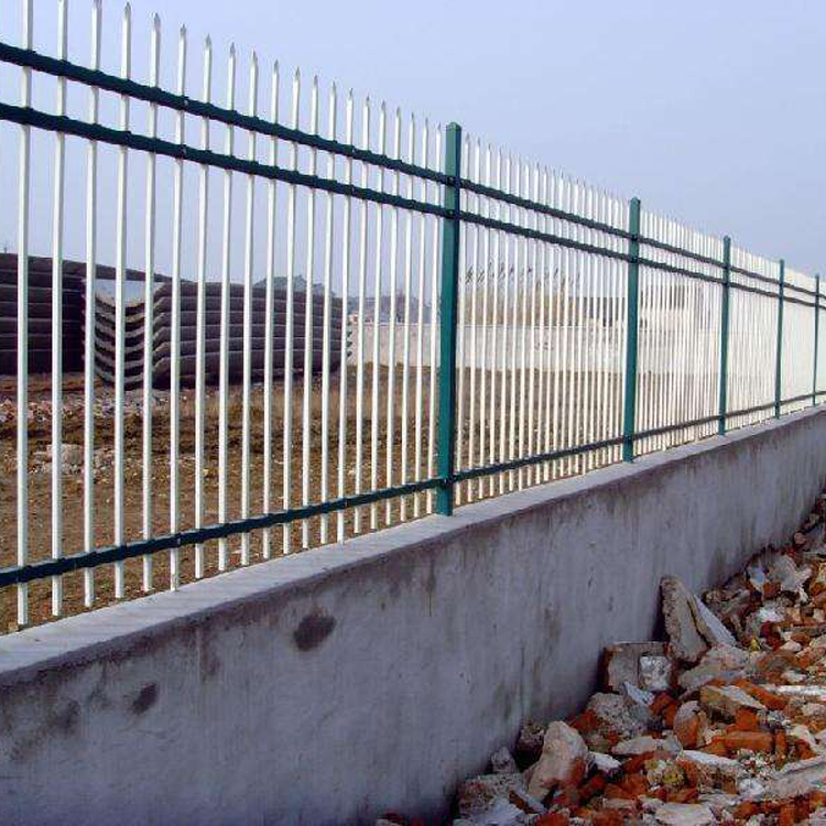彩色锌钢护栏 锌钢围栏 公园隔离栏满星丝网3