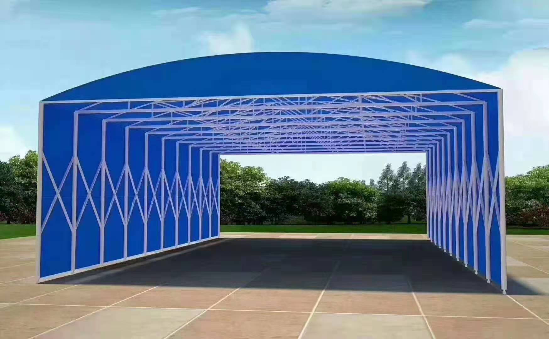 易之发车棚 遮阳膜结构车棚 免费测量安装 钢结构、膜结构5