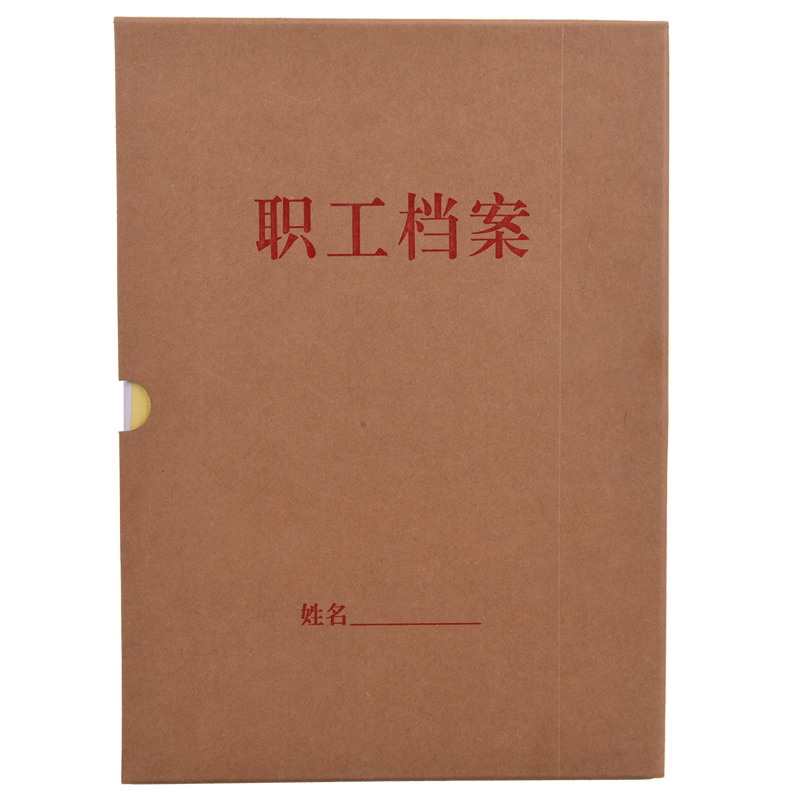 诚海档案 厂家直销 干部人事档案盒 可定制 硬纸板档案夹3