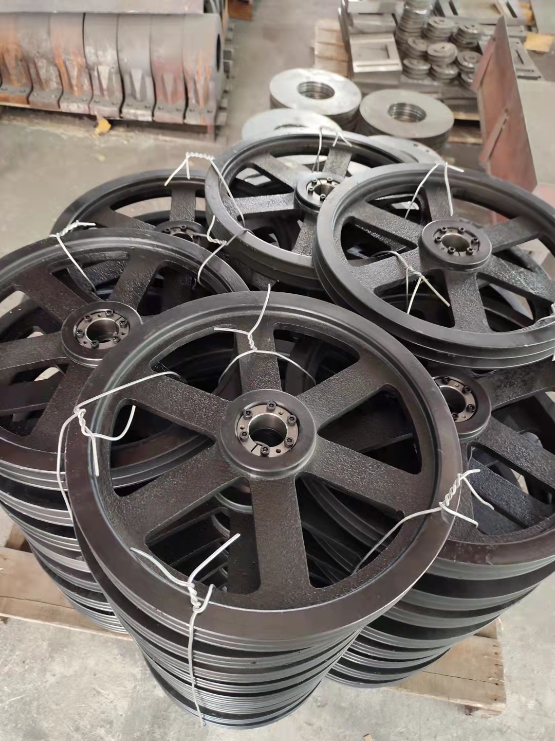 铝件带轮 订做皮带轮 铸铁带轮 非标皮带轮 大型带轮1