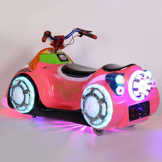 新款发光幻影摩托车 广场电动儿童遥控车 户外亲子游乐玩具车6