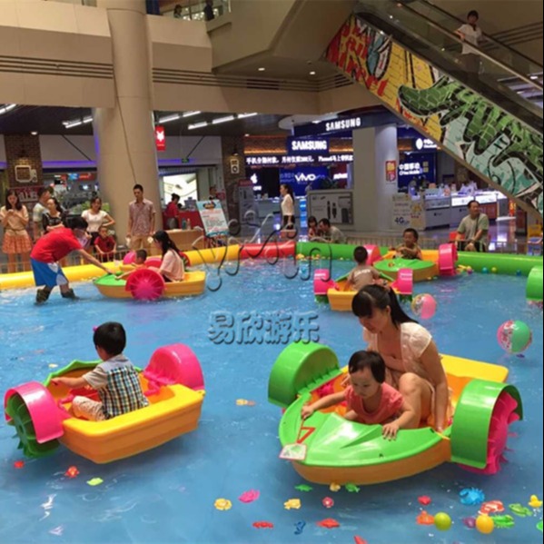 大型充气水池 其他类玩具 亲子互动水上游艺设备 夏季水上手摇船