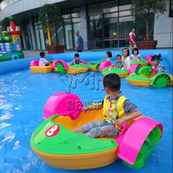 大型充气水池 其他类玩具 亲子互动水上游艺设备 夏季水上手摇船9