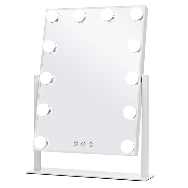 智能梳妆镜LED便携式化妆镜台小镜秀秀APP控制补光灯网红美妆镜1